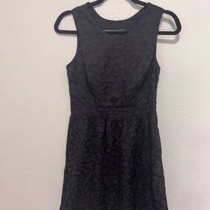 Forever 21 Black Leopard Spotted Mini Dress Size XSmall